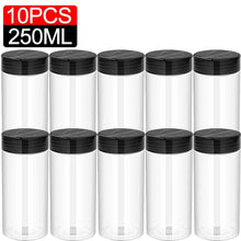 Load image into Gallery viewer, 10/1PCS Clear Spices Bottle Salt Pepper Shakers Plastic Barbecue Seasoning Jars Condiment Box Home Kitchen Powder Storage Can
