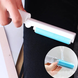 Portable Washable Sticky Roller Hair Sticker Mini Lint Brush Clothes Cleaner