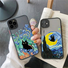 Load image into Gallery viewer, Oil Painting Van-Gogh Cat Case For Samsung Galaxy S25 S24 S23 S22 Ultra S21 FE A16 A14 A52 A15 A35 A13 A53 A55 A34 A54 4G Cover