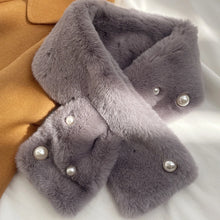 Load image into Gallery viewer, Women Faux Rabbit Fur Scarf Winter Warm Soft Neck Warmer