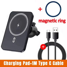 Load image into Gallery viewer, 30W Magnetic Wireless Car Charger Air Vent Clip Phone Holder For Magsafe iPhone 16 15 14 13 12 Pro Max Fast Car Charging Stand