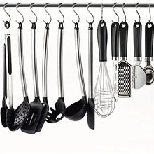 Load image into Gallery viewer, 10pcs Stainless Steel S Shaped Hook Kitchen Bathroom Clothing Hooks Multi-functional Metal Hanging Hook