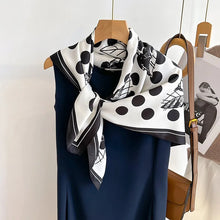 Load image into Gallery viewer, 90*90Cm Square Scarf Twill Silk Feeling Women Head Shawls and Wraps Luxury Hair Tree Print Neck Scarves Hijab Bandana Pashmina