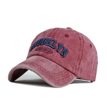 Load image into Gallery viewer, Brooklyn Alphabet Baseball Cap Men Women's Cowboy Baseball Cap Summer Cotton Hat Snapback Hip-Hop Hat Casual Gorra Hombre Visor