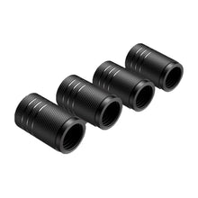 Load image into Gallery viewer, 4Pcs Car Tire Valve Stems Cap Knurling Style Tire Valve Cap Aluminum Tire Wheel Stem Air Valve Cap car Universal accessories