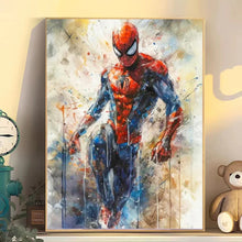 Load image into Gallery viewer, Marvel Movie Art Poster Spider Man Iron Man Deadpool Canvas Painting Classic Anime Character Mural Home Wall Decoration Gift