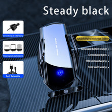 Load image into Gallery viewer, Car wireless charger Magnetic Cell Phone Holder Mobile Phone Stand in Car GPS Support 360° Rotatable Mount For iPhone Xiaomi