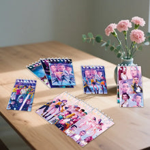 Load image into Gallery viewer, 10PCS Kpop Demon Hunters Notebook Huntrix Rumi Mira Zoey Binder Anime Pattern Stationery Supplies Back To School Gifts 10*6cm