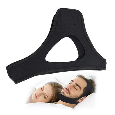 Anti Snoring Chin Strap - Adjustable Nose Belt Sleep Aid Ventilate Triangle Strap