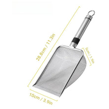 Load image into Gallery viewer, Stainless Steel Cat Litter Scoop Aluminum Alloy Pet Cleaning Tool Durable Handle