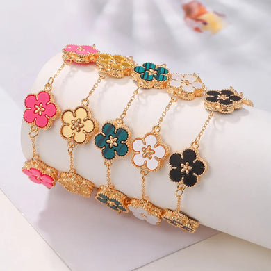 Colorful Flower Bracelets: Fashion Jewelry Gifts for Women/Girls