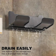 Load image into Gallery viewer, Hair Dryer Holder Wall Dryer Cradle Straightener Stand Hairdryer Organizer Box Toilet Blower Holder Shelf Bathroom Accessories