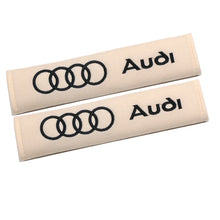 Load image into Gallery viewer, 2PCS Suede Seatbelt Shoulder Pads for Audi A3 A4 A6 A8 Q3 Q5 Q7 B6 B7 B8 B9