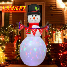 Load image into Gallery viewer, Christmas Inflatable Decoration Toy Built-in LED Lights Inflatable Model Ornament Xmas Party New Year Garden Indoor Outdoor Deco