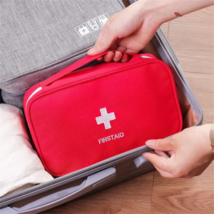 First Aid Kit Emergency Survival Bag Compact Trauma Rescue Portable Medicine Storage