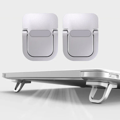 Invisible Laptop Stand (Self-Adhesive, Ergonomic, Zinc Alloy)