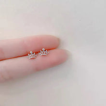 Load image into Gallery viewer, New Heart Stud Earrings for Women Hypoallergenic Daily Wear Minimalist Cute Star Silver Color Ear Girls Pierc Jewelry Gifts