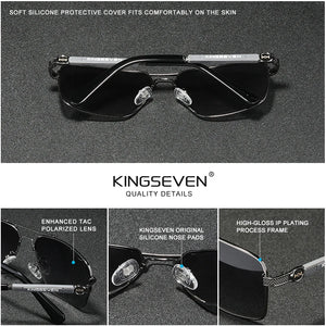 KINGSEVEN Polarized Sunglasses Auto Reset Lens Driving Fishing Eyewear Men Women