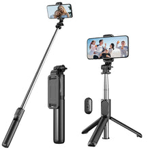 Load image into Gallery viewer, Self Portrait Pole Tripod With Lighting Self Portrait Pole With Wireless Remote Control Portable Mobile Phone Tripod Color Box