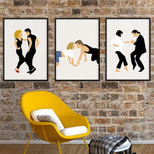 Load image into Gallery viewer, Nordic Abstract Dirty Dancing Canvas Painting - Pulp Fiction Wall Art Posters for Decor