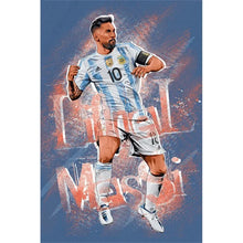 Load image into Gallery viewer, Messi &amp; Ronaldo Canvas Art – Football Star Wall Decor, Home Decoration Gift