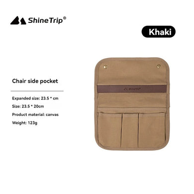 Camping Chair Armrest Bag  Organizer, Side Storage