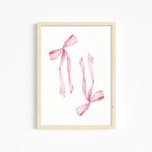 Load image into Gallery viewer, Trendy Pink Wall Art Bows Cherry Balloon Puppy Butterfly Canvas Painting Posters and Prints College Apartment Girl&#39;s Room Decor