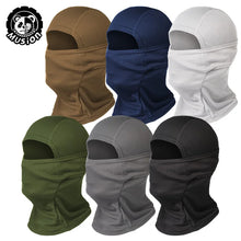 Load image into Gallery viewer, MusionTactical Balaclava Full Face Mask Quick-dryHiking Cycling Camping Hunting AirsoftHood Cap Bike Head Cover Summer Men Women