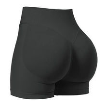 Load image into Gallery viewer, Gym Shorts Women Fitness Sports Biker Shorts 4.5" Low Ribbed Band Yoga Shorts Workout Scrunch Butt Seamless Leggings