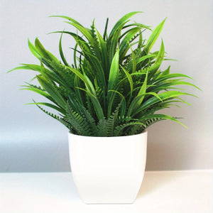 Artificial Potted Plant - Elegant Desktop Decor for Home and Office