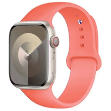 Load image into Gallery viewer, Silicone Band For Apple Watch strap 44mm 45mm 40mm 41mm 42-46mm sport bracelet iwatch series 8 7 6 5 4 9 10 11 SE-Ultra 2/3 49mm