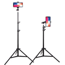 Load image into Gallery viewer, Mobile phone live support photo tripod multi-functional video recording selfie landing tripod