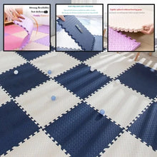 Load image into Gallery viewer, 30*30cm Thicken Sports Gym Mat Protection EVA Leaf Grain Floor Mats Yoga Fitness Non-Slip Splicing Rugs Shock Room