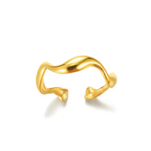 Load image into Gallery viewer, 316L Stainless Steel Rings for Women Gold Color Never Fade Luxury Classic rings wedding couple rings Jewelry Free Shipping