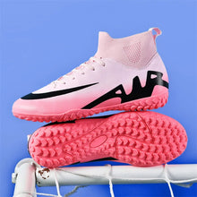 Load image into Gallery viewer, New Men Soccer Shoes Indoor Cleats Football Boots Match Long Spikes Sneakers Breathable Ultralight Training Drop Shipping