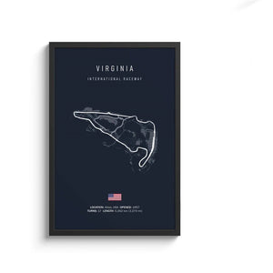 F1 International Track Circuit Canvas Painting – Wall Art