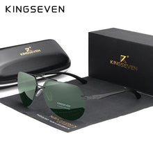 Load image into Gallery viewer, Kingseven 2023 Polarized Rimless Sunglasses Men Women Outdoor Sports