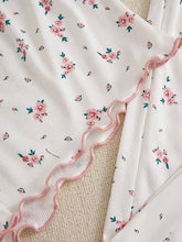 Load image into Gallery viewer, Women Pajama Set Lace Patchwork V-Neck Sleepwear Sexy Nighties Suit Camisole Top Printed Shorts Soft Pyjamas Loungewear