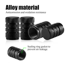 Load image into Gallery viewer, 4pcs Universal Car Wheel Tire Valve Stem Caps Aluminum Dust Covers Air Valve Cap