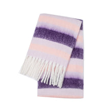 Load image into Gallery viewer, 2025 Winter Thick Warm Scarf Women Cashmere Shawl and Wraps Pashmina Neckerchief Bufanda Female Rainbow Hairy Tessel Echarpe New