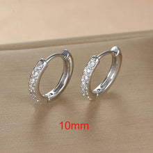 Load image into Gallery viewer, 2PCS Tiny Stainless Steel Huggie Small Hoop Earrings For Women Round Circle Punk Unisex Rock Earring Cartilage Piercing Jewelry