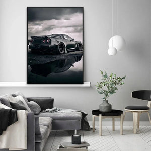 Modern Wall Art - AMG RS6 M4 HD Canvas Poster, Industrial Style Oil Painting Print
