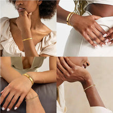 Load image into Gallery viewer, Stackable Gold Tennis Bracelets for Women 14K Gold Plated CZ Jewelry
