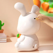 Load image into Gallery viewer, Cute Rabbit Cartoon Coin Bank - Unbreakable Plastic Savings Jar - Kids Birthday Gift