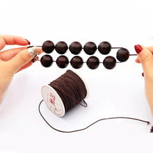 Load image into Gallery viewer, Roll Woven Jade Thread 50m Jewelry Making Beaded DIY Bracelet Necklace Cord