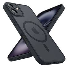 Load image into Gallery viewer, Luxury Frosted Phone Case For iPhone 16 15 14 13 12 11 Pro Max Plus 17 Air For Magsafe Matte Transparent Magnetic Cover