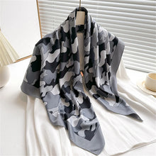 Load image into Gallery viewer, 90*90Cm Square Scarf Twill Silk Feeling Women Head Shawls and Wraps Luxury Hair Tree Print Neck Scarves Hijab Bandana Pashmina