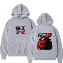 Load image into Gallery viewer, GTR R35 Streetwear Hoodie – Japanese Sportscar Inspired Sweatshirt
