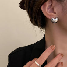 Load image into Gallery viewer, 925 Sterling Silver Vintage Gold Round Earrings For Women Trendy Earring Jewelry Prevent Allergy Party Accessories Gift