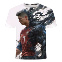 Load image into Gallery viewer, New Ronaldo Venom Graphic T-Shirt Men Women Crew Neck Summer Streetwear Top